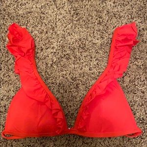 red bikini top